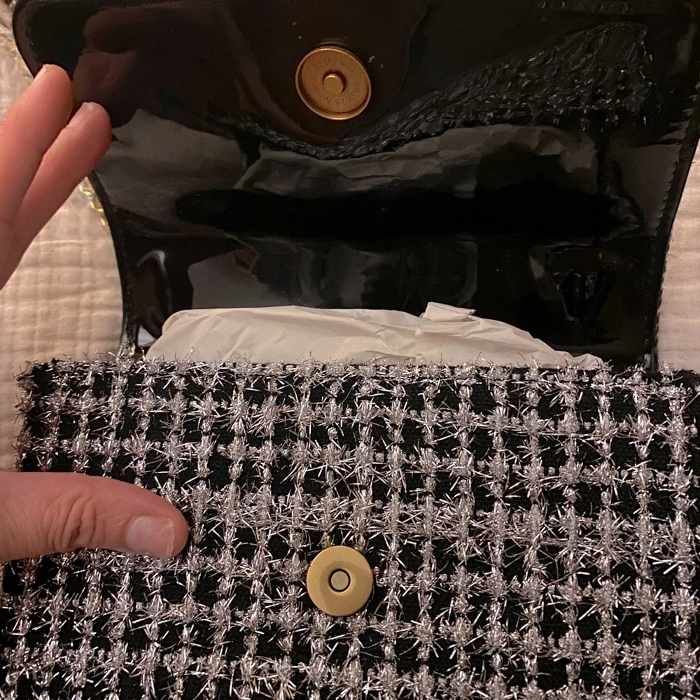 Plaid bow purse - Picture 2 of 3